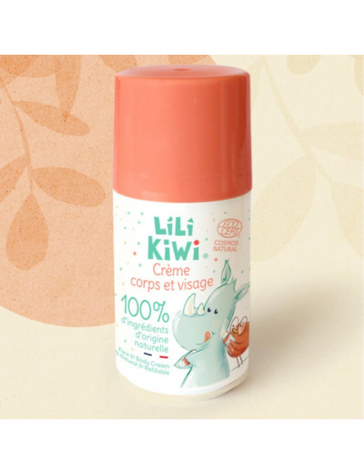 CREME VISAGE ET CORPS ENFANT LILIKIWI ROLL-ON 50ML