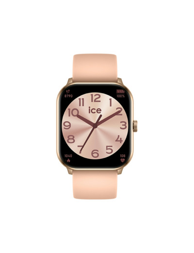 Montre connectee rose