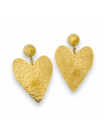 Boucles d'oreilles COEUR D'OR