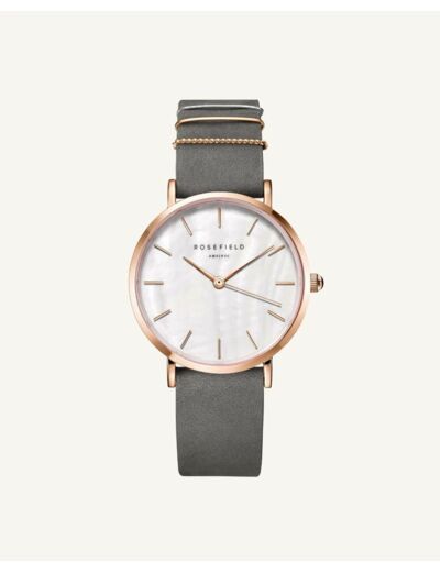 Rosefield The West Village Gris lphant Or Rose 33mm