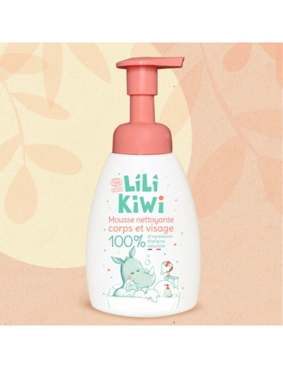 MOUSSE NETTOYANTE ENFANT CORPS&VISAGE LILIKIWI 250ML