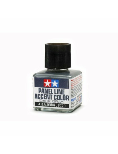 TAMIYA 87199 PRODUITS DE FINITION PANEL LINE ACCENT COLOR (DARK GRAY)