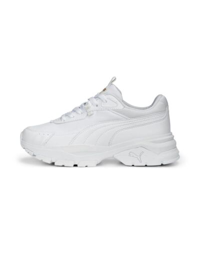 Basket femme blanc argent puma