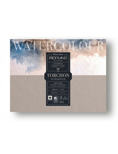 Fabriano watercolour 25% cotton papier torchon