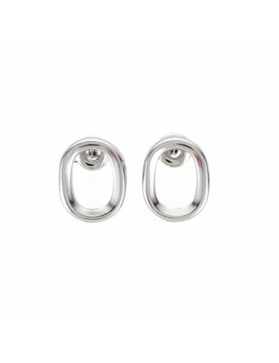 Clou d'oreille ovale 15x12mm, pin: 0.7 mm