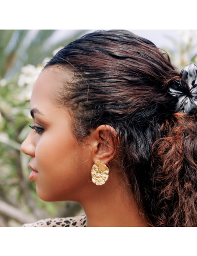 Boucle d'oreille femme gold