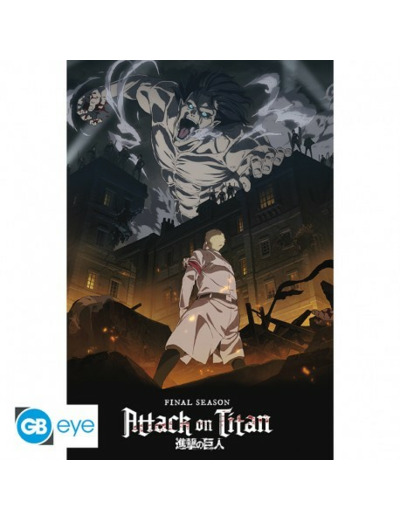 ATTACK ON TITAN - Poster Maxi 91,5x61 - S4 key art