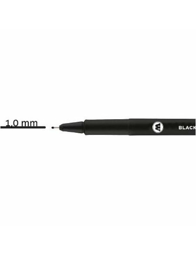 MOLOTOW 703209 MARQUEUR FEUTRE FIN NOIR BLACKLINER 1.0MM