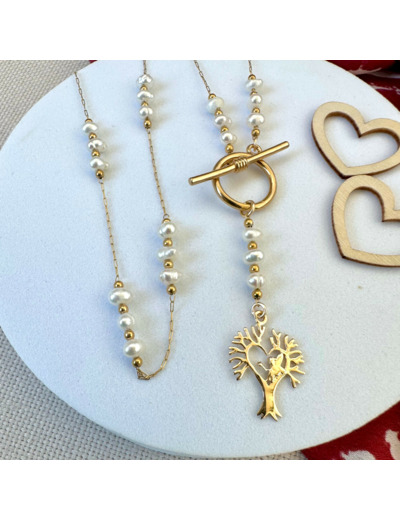Collier et bracelet Symbiose