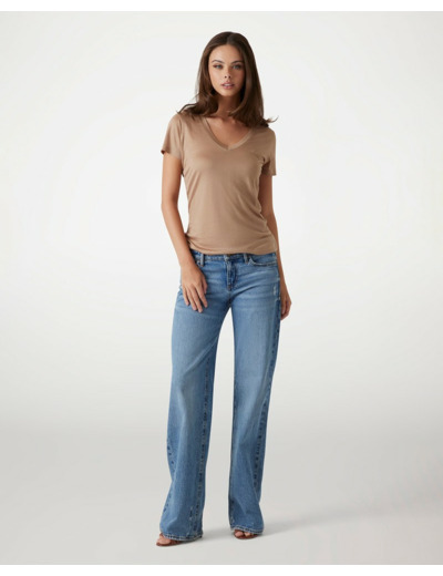 T-SHIRT BASIQUE COL V