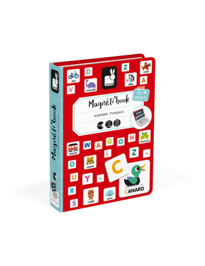 Magnéti'book Alphabet Français, 142 magnets - Janod - J02711