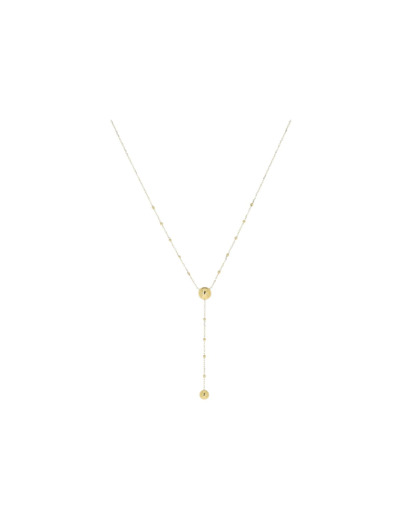 Collier Zag en acier doré