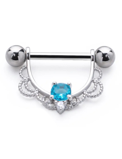 Piercing Mamelon strass