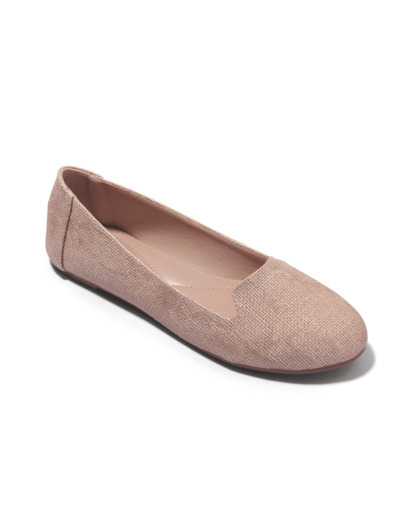 Mocassin femme or