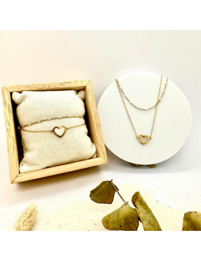 Collier et bracelet Naya