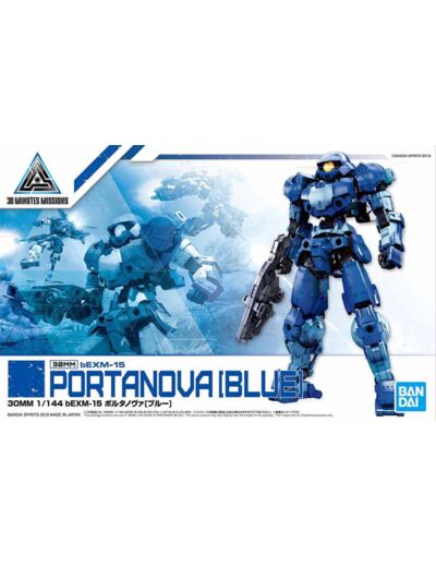 30MM 1/144 bEXM-15 Portanova (Blue Gray) - Model Kit MIX FIG