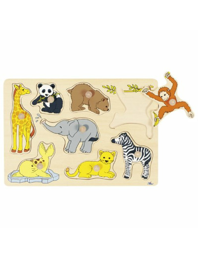 Bebes Animaux, Puzzle A Encastrements - 57906 - Goki