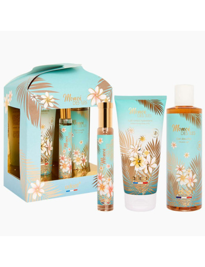 Monoi des iles - COFFRET CHALET EAU DE PARFUM 30ML + GEL DOUCHE 250 ML + LAIT CORPS 200 ML