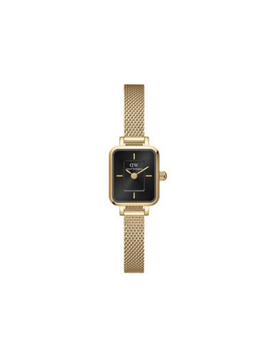 Montre Daniel Wellington Quadro Mini Evergold Onyx 15.4x18.2mm