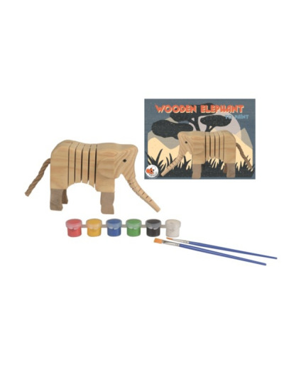 Elephant en Bois à Peindre - Egmont Toys - 630554