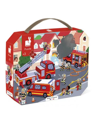 Puzzle pompiers 24 pcs - Janod - J02605