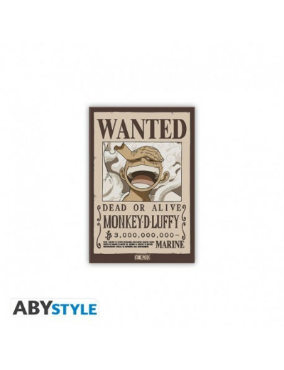 ONE PIECE - Aimant Standard - Wanted Luffy