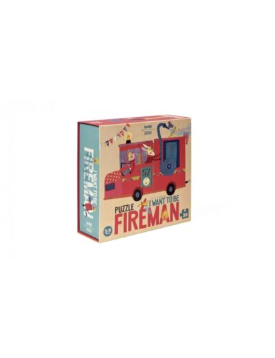 Puzzle I want to be... Fireman 36 pièces - PZ353U