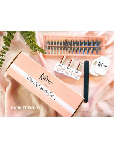 KIT GEL X- DARK FRENCHY