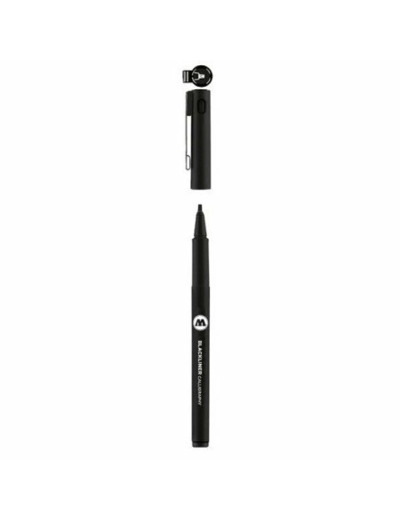 MOLOTOW 703213 MARQUEUR FEUTRE FIN NOIR BLACKLINER BRUSH S