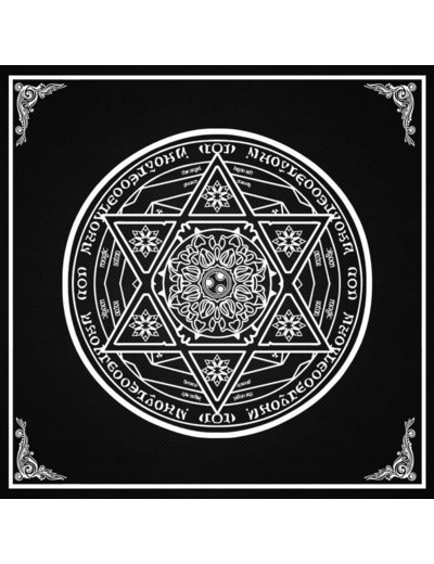 Tapis divination,tirage oracle, tarot noir