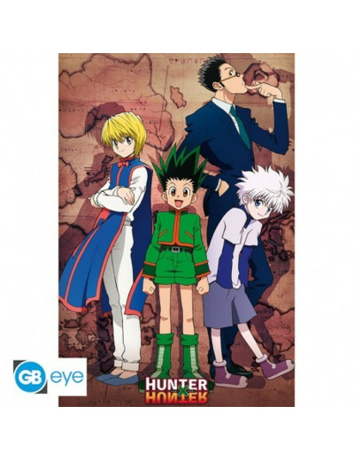 HUNTER X HUNTER - Poster - "Héros"- roulé filmé (91.5x61)