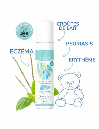 Altheys crème corps ZEMATOPIC Bébé 200 ml