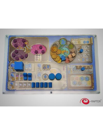 e-Raptor Organizer compatible with Terra Mystica