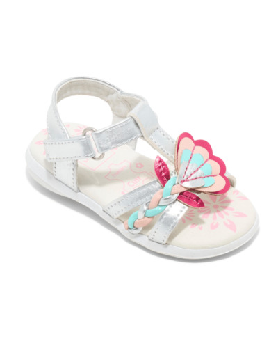 Sandale ouverte bebe fille argent