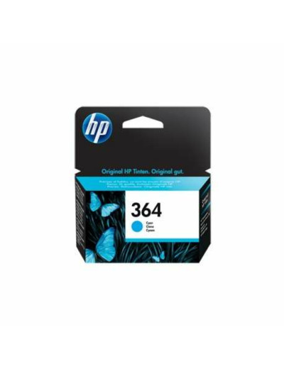 Cartouches d'encre 364 cyan authentique