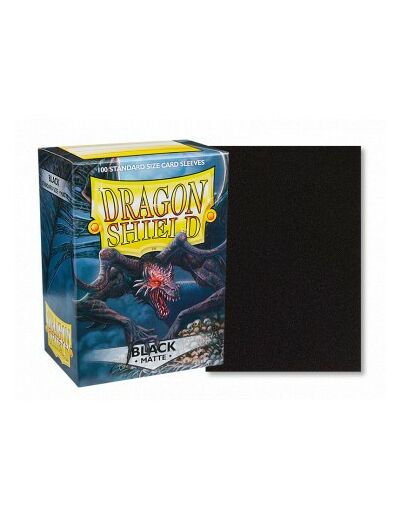 Dragon Shield - 100 Standard Sleeves Matte Couleur Noir