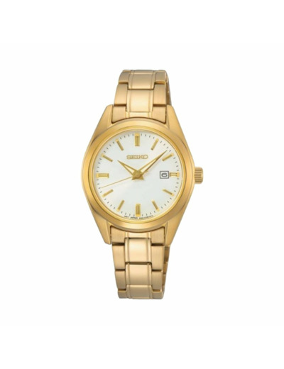 Montre Seiko Classique Doré Quartz 3 Aiguilles
