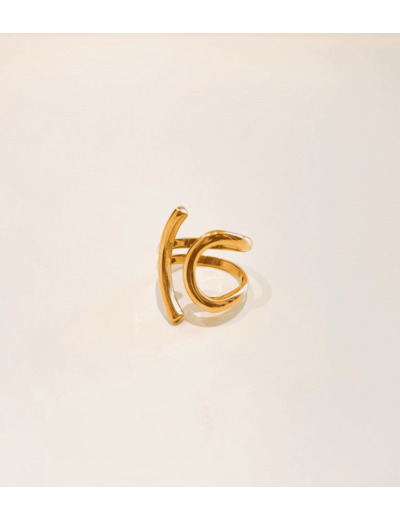 Bague Ouverte Parana - Plaqué Or
