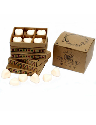 Boîte de 6 Fondants en Cire Soja - Cannelle et Orange