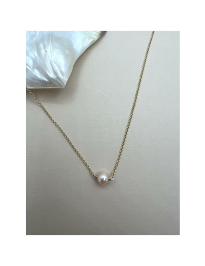 Collier ras de cou Indriya Pearl en vermeil et perle d'eau douce
