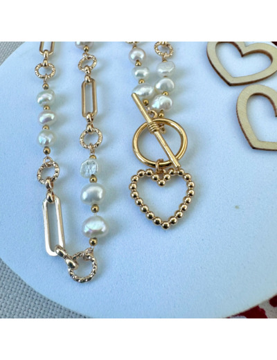 Collier et bracelet Onde d’Amour