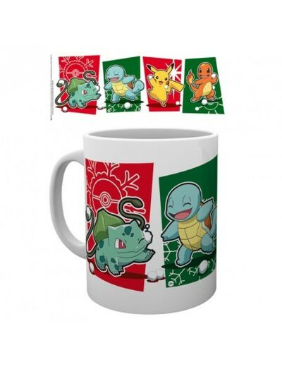 POKEMON - Mug - 320 ml - Starters Noël