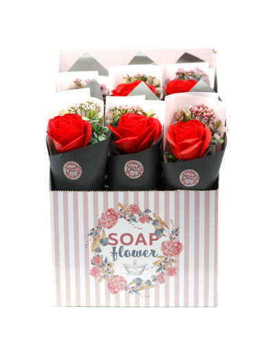 Fleurs Uniques et Présentoir - Bouquet De Rose
