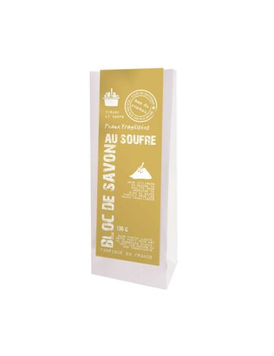 BLOC DE SAVON AU SOUFRE MAS DU ROSEAU 130G