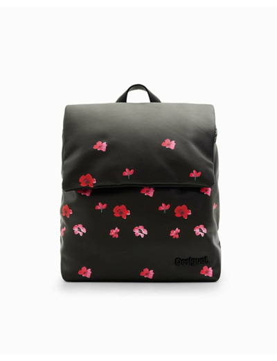 SAC A DOS S MATELASSE FLEURS