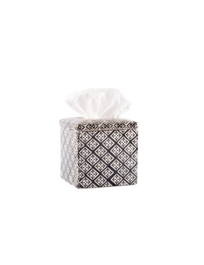 DISTRIBUTEUR A MOUCHOIRS CERAMIQUE 13X12X13CM SAVONNERIE DE NYONS