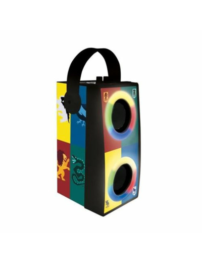Enceinte bluetooth portable lumieres et microphone