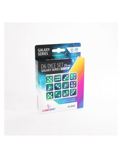 Galaxy Series - Set de 12 Dés de 6 - 16mm