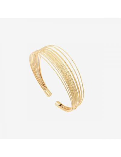 Bracelet Jonc Disco - Doré