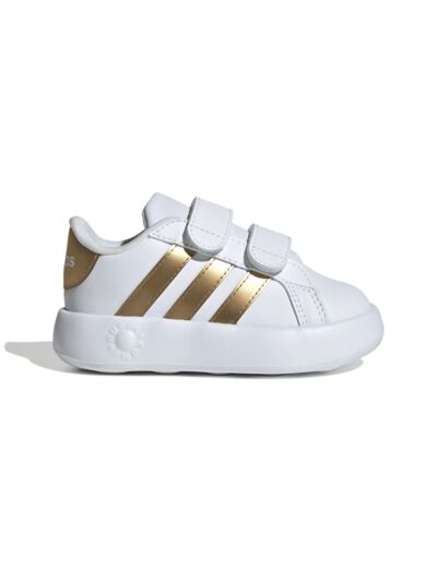 Basket fille blanc adidas grand court